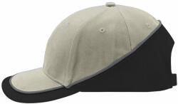 Myrtle Beach (Daiber) Kétszínű sapka MB6506 - Bézs / fekete / sötétszürke | unisex (MB6506-120044)