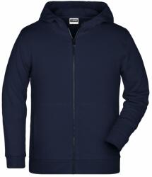 James & Nicholson (Daiber) Gyerek cipzáros biopamut felső 8026k - Sötétkék | 2XL (1-8026K-1781103)