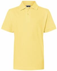 James & Nicholson (Daiber) Gyerek galléros póló JN070k - Világos sárga | 2XL (1-JN070K-63306)