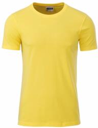 James & Nicholson (Daiber) Klasszikus férfi biopamut póló 8008 - Sárga | XXXL (1-8008-1778994)