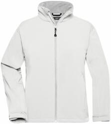 James & Nicholson Női softshell kabát JN137 - Szürkés-fehér | M (1-JN137-148156)