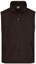 James & Nicholson (Daiber) Férfi fleece mellény JN045 - Barna | 3XL (1-JN045-101605)