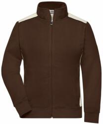 James & Nicholson Női pulóver kapucni nélkül JN869 - Barna / stone | XL (1-JN869-1764237)