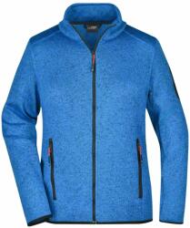 James & Nicholson (Daiber) Női felső kötött fleeceből JN761 - Királykék melírozott / piros | XL (1-JN761-1735042)