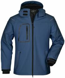 James & Nicholson Férfi téli softshell kabát JN1000 - Sötétkék | XL (1-JN1000-1707618)