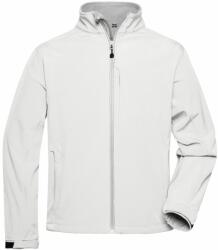 James & Nicholson (Daiber) Férfi softshell kabát JN135 - Szürkés-fehér | 2XL (1-JN135-144981)