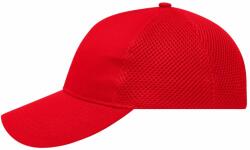 Myrtle Beach (Daiber) Szellőző, 6 paneles sapka MB6216 - Piros | unisex (MB6216-1767797)
