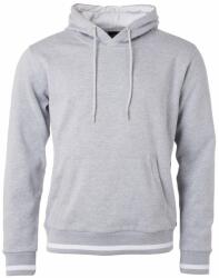 James & Nicholson (Daiber) Club férfi kapucnis felső JN778 - Szürke melírozott / fehér | 3XL (1-JN778-1767550)