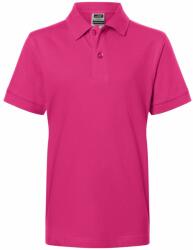 James & Nicholson (Daiber) Gyerek galléros póló JN070k - Rózsaszín | 2XL (1-JN070K-1800169)