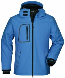 James & Nicholson Férfi téli softshell kabát JN1000 - Aqua | XL (1-JN1000-123935)