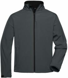 James & Nicholson (Daiber) Férfi softshell kabát JN135 - Sötétszürke | XL (1-JN135-162395)