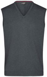 James & Nicholson (Daiber) Férfi ujjatlan felső JN657 - Antracit melírozott | 3XL (1-JN657-1699290)