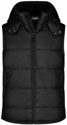 James & Nicholson (Daiber) Férfi téli kapucnis mellény JN1004 - Fekete | XL (1-JN1004-122697)