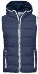 James & Nicholson (Daiber) Női sportos mellény JN1075 - Sötétkék / fehér | XL (1-JN1075-1714081)