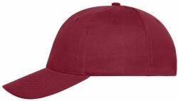 Myrtle Beach (Daiber) 6 paneles biopamut sapka MB6236 - Borvörös (MB6236-1792561)