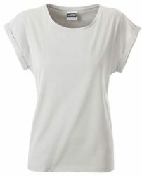 James & Nicholson (Daiber) Női lezser biopamut póló 8005 - Enyhén szürke | 2XL (1-8005-1778950)