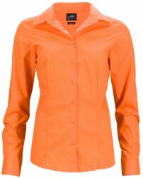 James & Nicholson (Daiber) Női hosszú ujjú ing JN641 - Narancssárga | 2XL (1-JN641-1748213)