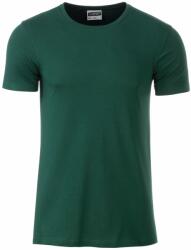 James & Nicholson (Daiber) Klasszikus férfi biopamut póló 8008 - Sötétzöld | 3XL (1-8008-1778961)