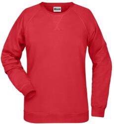 James & Nicholson (Daiber) Női kapucni nélküli biopamut felső 8021 - Piros | 2XL (1-8021-1780208)