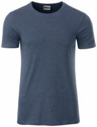 James & Nicholson (Daiber) Klasszikus férfi biopamut póló 8008 - Világos farmerkék melírozott | S (1-8008-1755205)