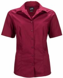 James & Nicholson (Daiber) Női rövidujjú ing JN643 - Borvörös | XL (1-JN643-1748471)