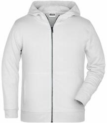 James & Nicholson (Daiber) Gyerek cipzáros biopamut felső 8026k - Fehér | 2XL (1-8026K-1781151)