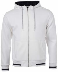 James & Nicholson (Daiber) Club férfi cipzáros kapucnis felső JN776 - Fehér / sötétkék | L (1-JN776-1767505)