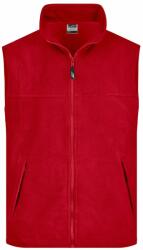 James & Nicholson (Daiber) Férfi fleece mellény JN045 - Piros | S (1-JN045-40151)