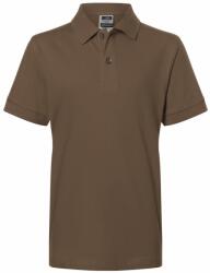 James & Nicholson (Daiber) Gyerek galléros póló JN070k - Barna | 2XL (1-JN070K-83786)