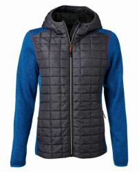 James & Nicholson (Daiber) Női hibrid kabát JN771 - Királykék melírozott / antracit melírozott | L (1-JN771-1759149)