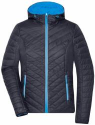 James & Nicholson (Daiber) Női könnyű, kifordítható kabát JN1091 - Sötétkék / aqua | M (1-JN1091-1724985)