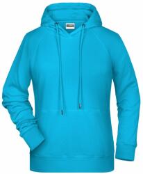 James & Nicholson (Daiber) Női kapucnis biopamut felső 8023 - Türkiz | M (1-8023-1780551)