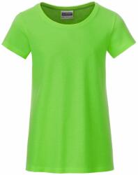 James & Nicholson (Daiber) Klasszikus lány biopamut póló 8007G - Limezöld | 2XL (1-8007G-1754928)