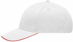 Myrtle Beach (Daiber) Reklám sapka MB6541 - Fehér / piros | unisex (MB6541-147577)