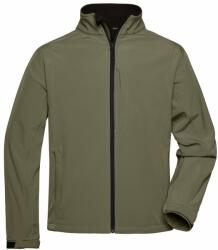 James & Nicholson (Daiber) Férfi softshell kabát JN135 - Olív | S (1-JN135-144990)