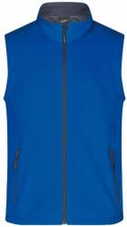 James & Nicholson (Daiber) Férfi softshell mellény JN1128 - Kék / sötétkék | XXXL (1-JN1128-1745522)