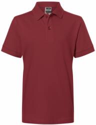 James & Nicholson (Daiber) Gyerek galléros póló JN070k - Borvörös | 2XL (1-JN070K-86915)