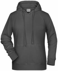 Daiber Hanorac de damă cu glugă din bumbac bio 8023 - Grafit | XL (8023-1780476)