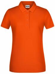 Daiber Tricou polo pentru femei din bumbac organic 8009 - Închisă oranj | 2XL (8009-1755349)