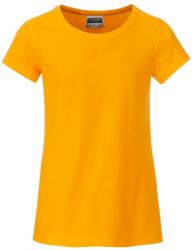 James & Nicholson Tricou clasic de fată din bumbac organic 8007G - Aurie galbenă | XL (1-8007G-1754909)