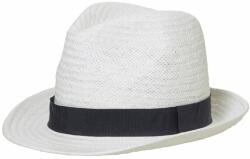 Myrtle Beach Pălărie de vară pentru bărbați MB6597 - Albă / neagră | S/M (MB6597-1732429)