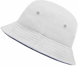Myrtle Beach Pălărie pentru copii MB013 - Albă / albastru închis | 54 cm (MB013-90539)