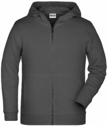Daiber Hanorac pentru copii cu fermoar din bumbac bio 8026k - Grafit | XL (8026K-1781072)