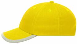 Myrtle Beach Șapcă pentru copii cu dungi reflectorizante MB6193 - Galbenă | uni copii (MB6193-21919)