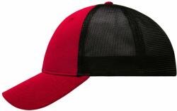 Daiber Șapcă cu plasă Elastic Fit MB6215 - Roșie / neagră | L/XL (MB6215-1782595)
