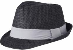 Myrtle Beach Pălărie de vară MB6564 - Neagră / gri deschis | L/XL (MB6564-1700307)
