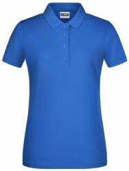 Daiber Tricou polo pentru femei din bumbac organic 8009 - Albastru regal | XL (8009-1755413)