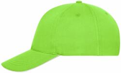 Daiber Șapcă clasică 5 panele bumbac organic MB6238 - Limo verde / albă (MB6238-1792584)
