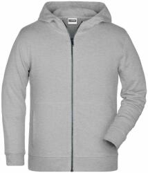 Daiber Hanorac pentru copii cu fermoar din bumbac bio 8026k - Gri prespălat | 2XL (8026K-1781079)
