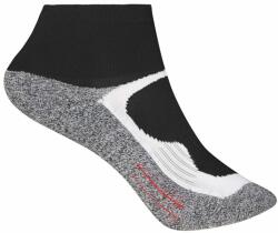 Daiber Șosete sport pe gleznă medii JN210 - Neagră | 42-44 (JN210-149939)